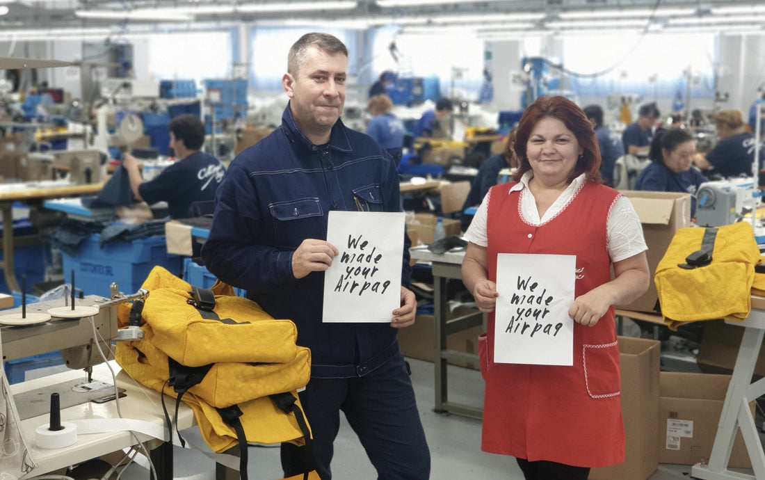 Die Fashion Revolution Week #WhoMadeMyAirpaq? | Airpaq GmbH