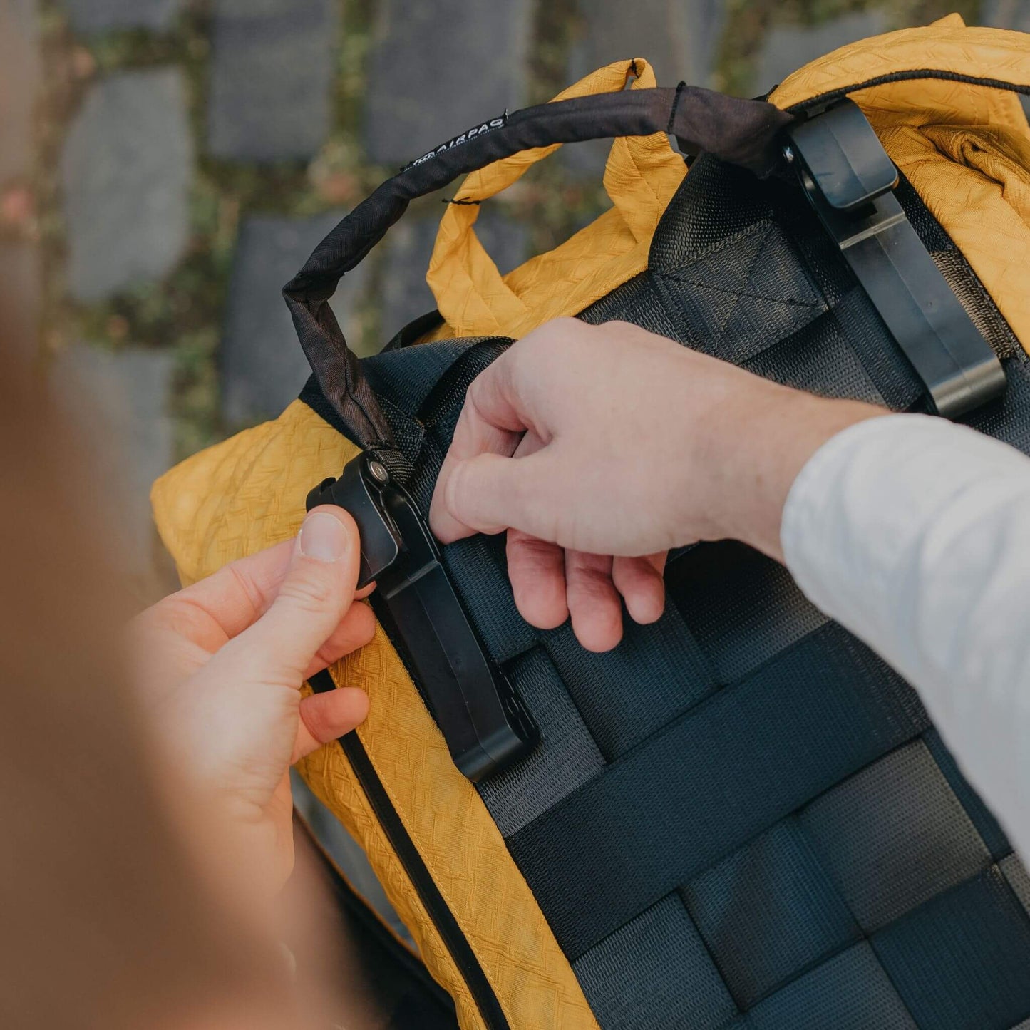 Rolltop + Fahrradhaken