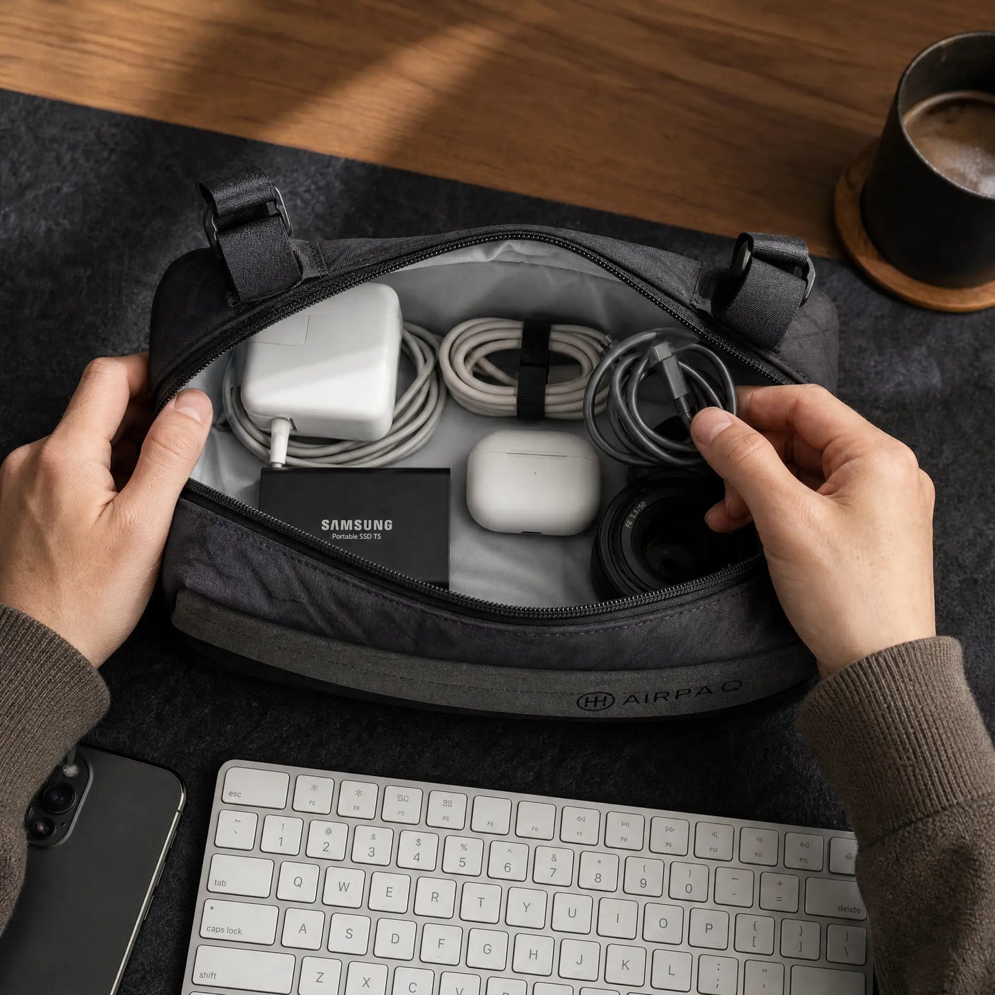 3-in-1 Organizer Alcantara
