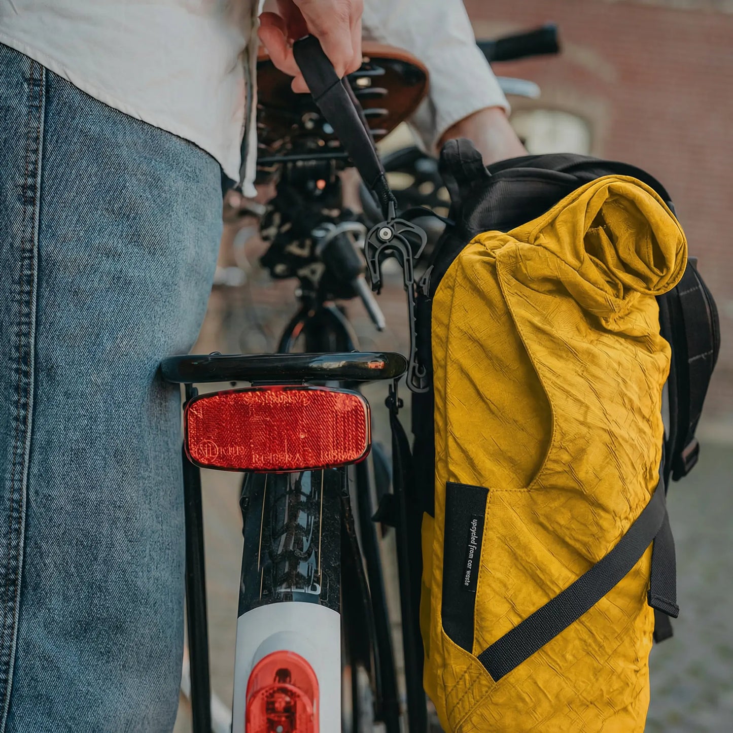 Rolltop BIQ + Fahrradhaken