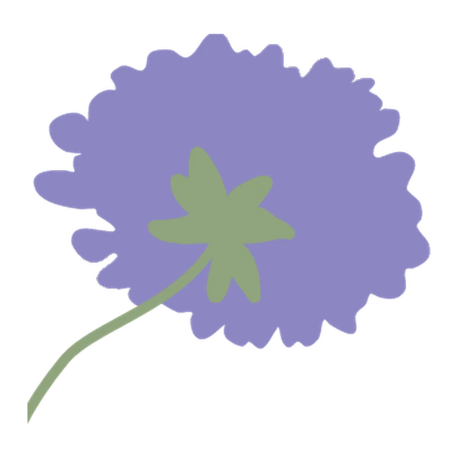 Gewöhnlicher Teufelsabbiss, Stickmotiv der Robinga-Edition
