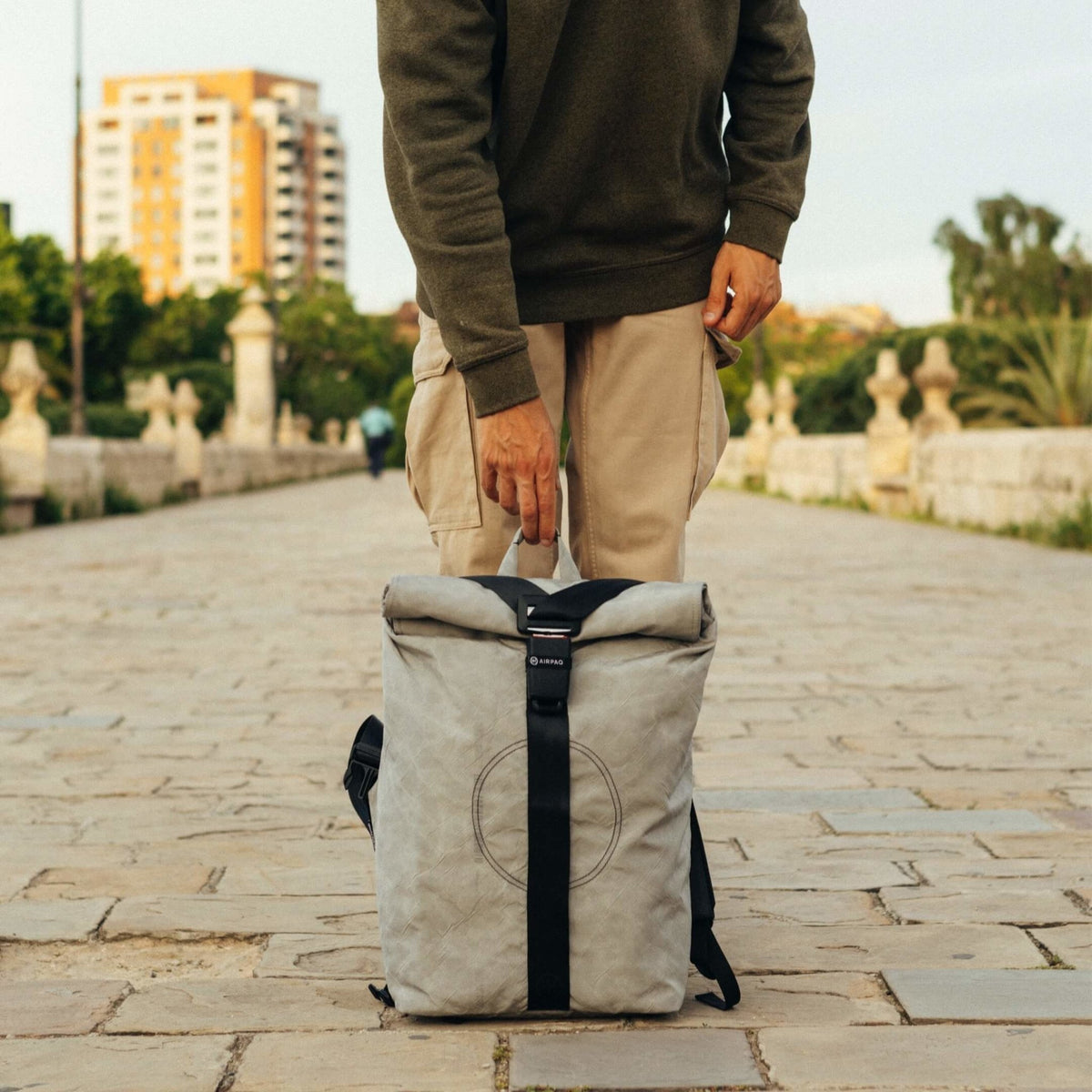 Rucksack Rolltop BIQ - Airpaq UG__Grau